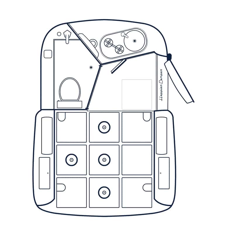 Layout do camper