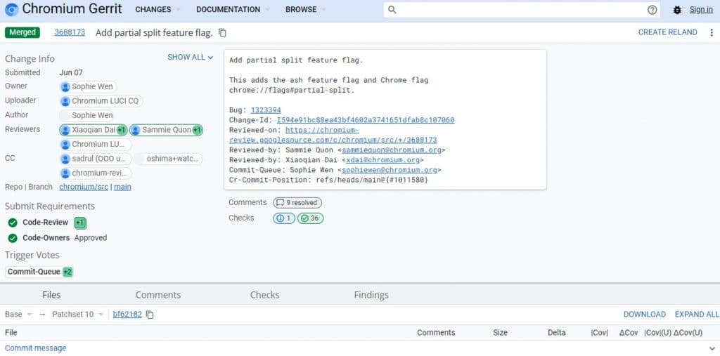 Pela nova função vista no repositório, máquinas equipadas com sistema operacional Chrome OS poderão ganhar divisão de tela em "terços", mas ainda há limitação máxima de dois apps abertos simultaneamente