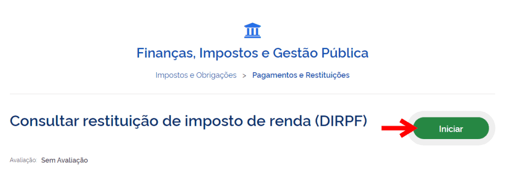 Como consultar se a restituição está no segundo lote.