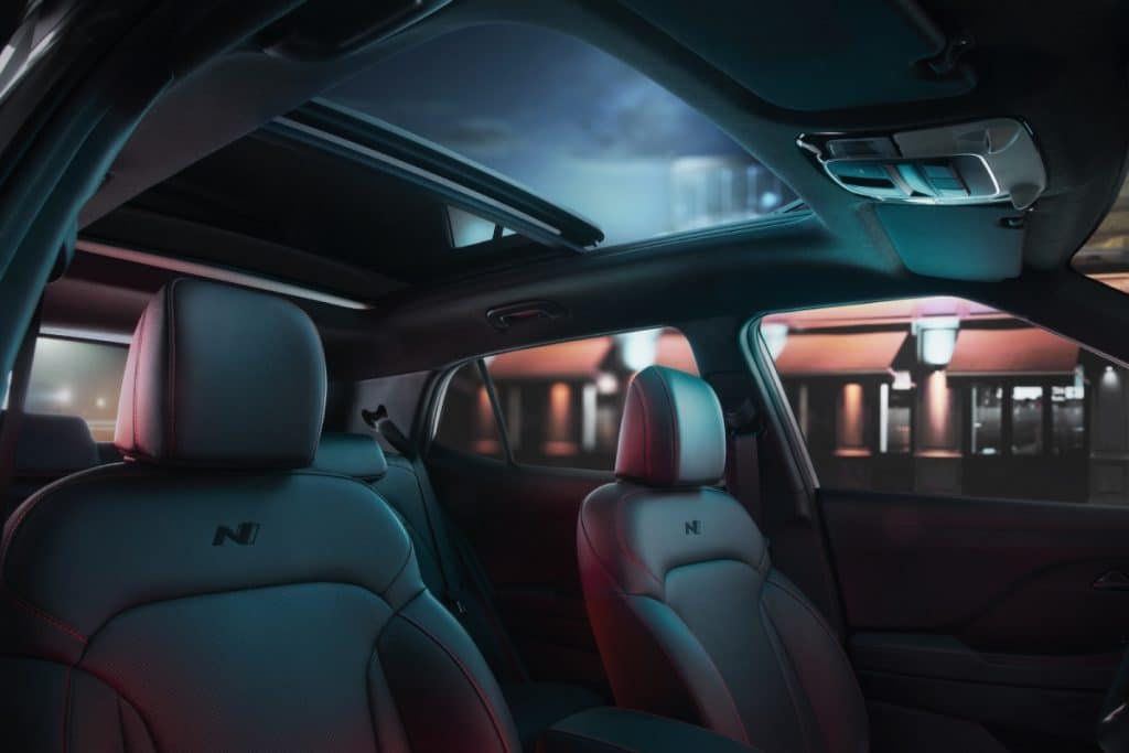 Teto panorâmico do novo SUV da Hyundai