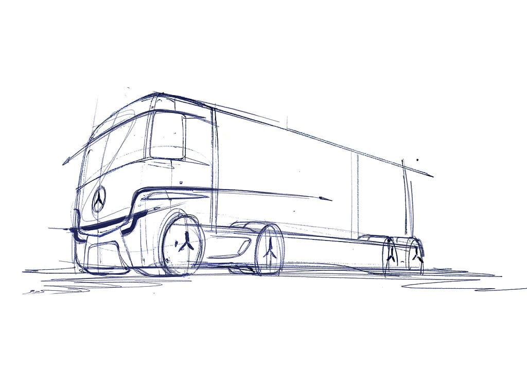 Esboço do eActros LongHaul