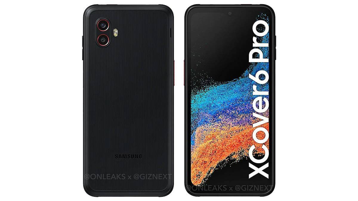 Suposto Galaxy Xcover6 Pro (Imagem: divulgação/OnLeaks)