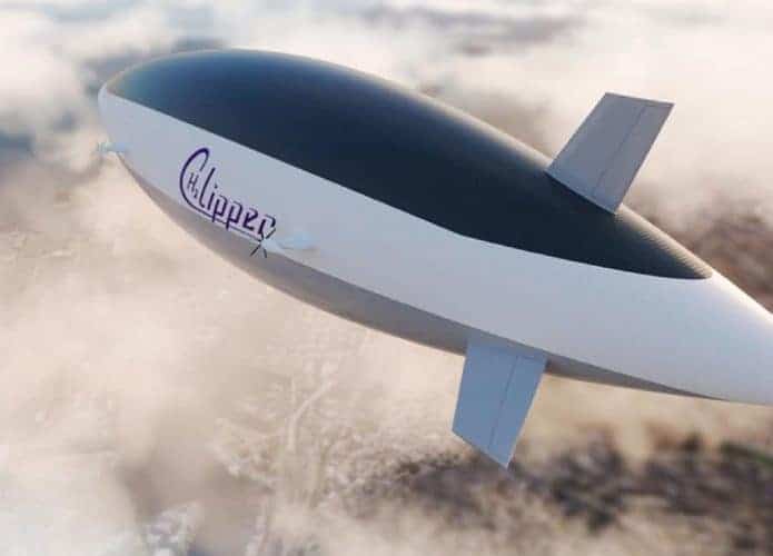 Dirigível a hidrogênio H2 Clipper