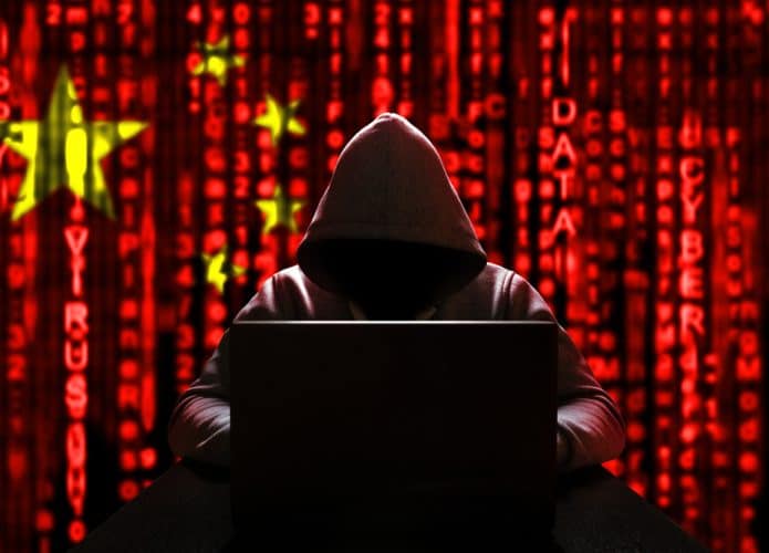 Imagem-conceito relativa a hackers da China