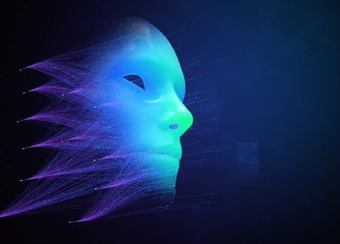 Imagem-conceito para deepfakes utilizados em vagas de trabalho remoto