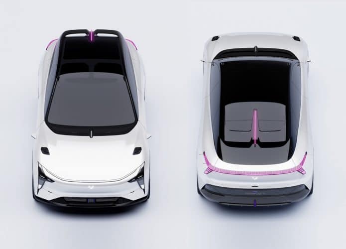 Robo-01, carro robô da startup chinesa Jidu, que tem alto grau de comunicação por voz