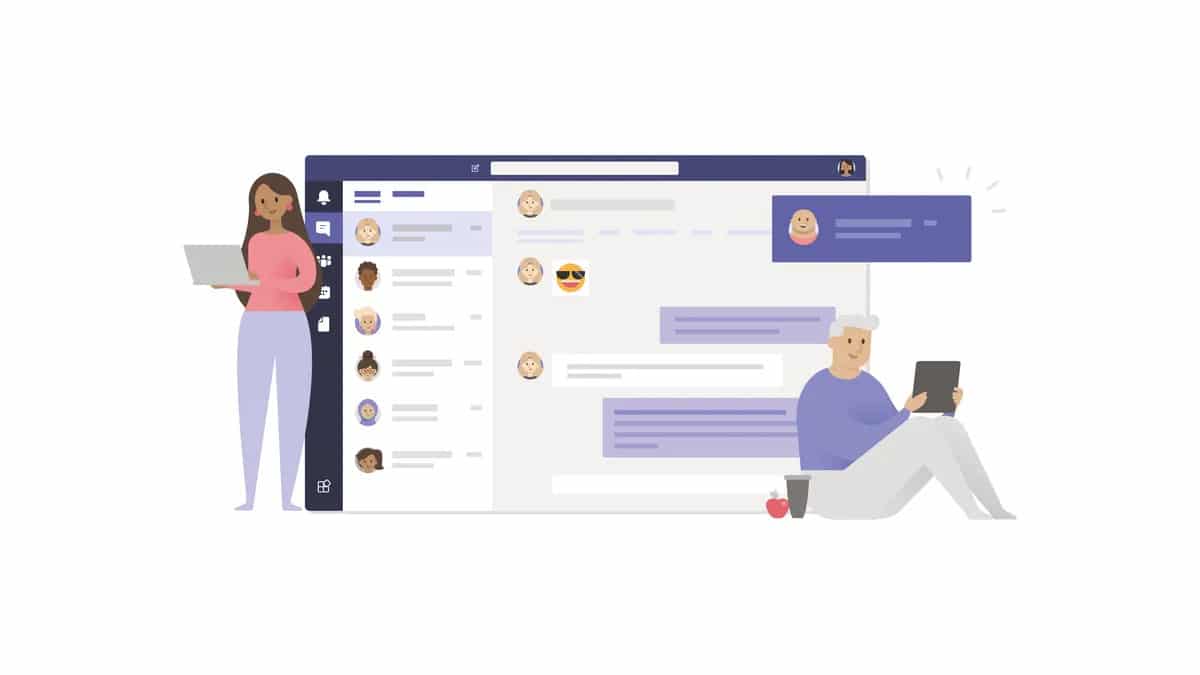 Ilustração do Microsoft Teams