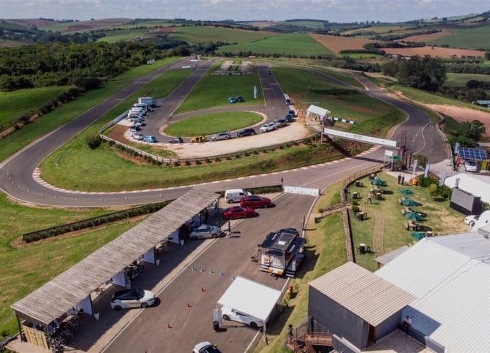 Imagem aérea do Motor Park