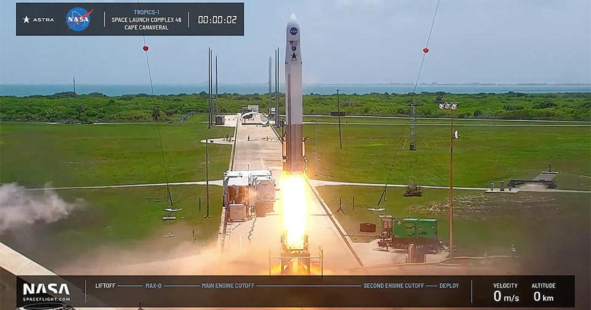 NASA perde satélites após nova falha em lançamento de foguete da Astra