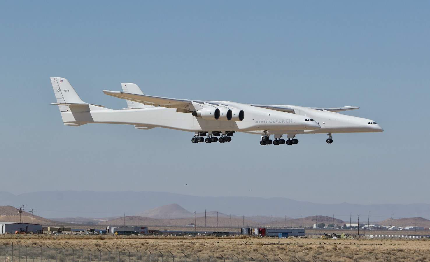 Novo maior avião do mundo, Stratolaunch Roc completa mais testes de voo com sucesso