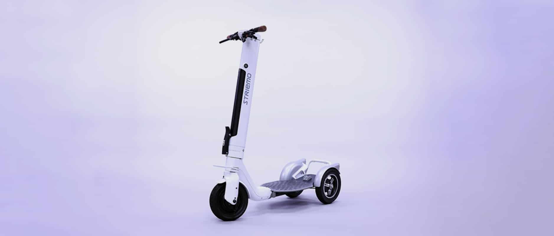 Honda apresenta o elétrico Striemo, patinete com três rodas e tecnologia de assistência ao equilíbrio