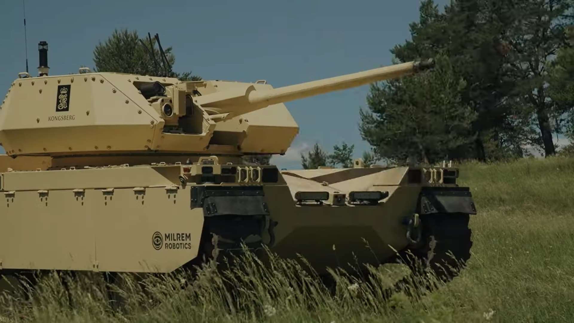 Type-X, da Milrem, robotanque autônomo