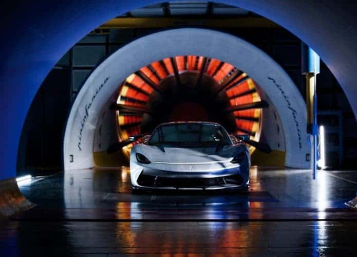 Túnel de vento da Pininfarina
