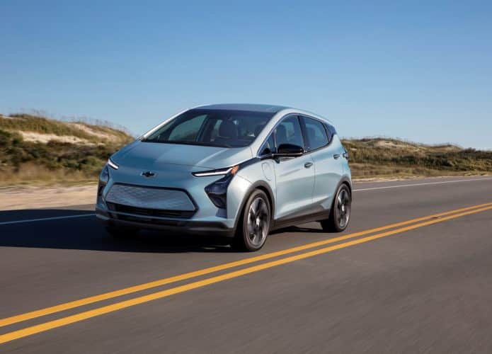 Novo Bolt EV 2022 (Imagem: divulgação/Chevrolet)
