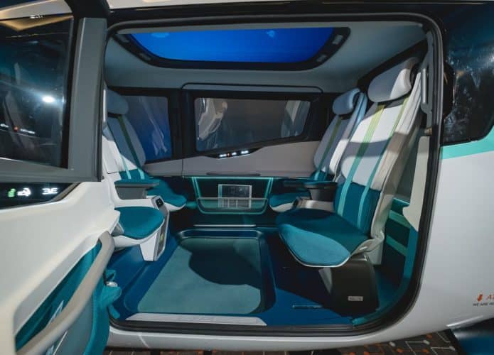 Design interno da cabine do eVTOL da Eve