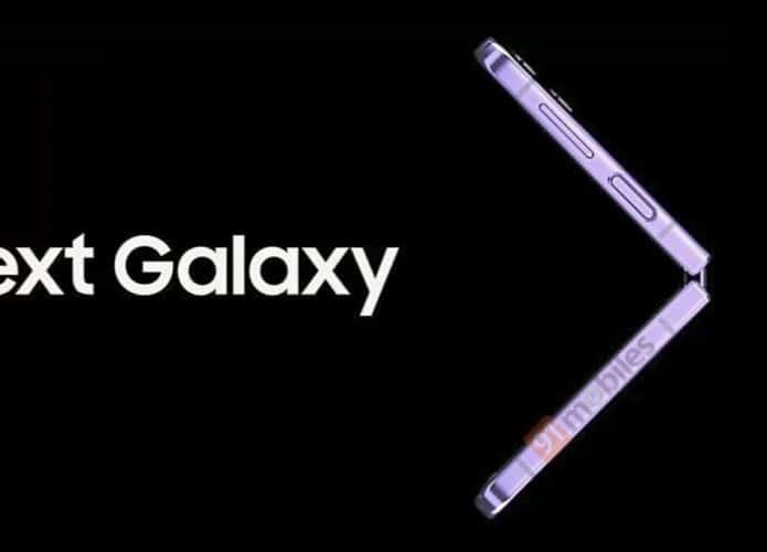 Render oficial do Galaxy Z Flip 4