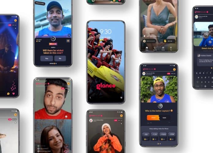 Plataforma Glance de anúncios em tela de desbloqueio de celulares