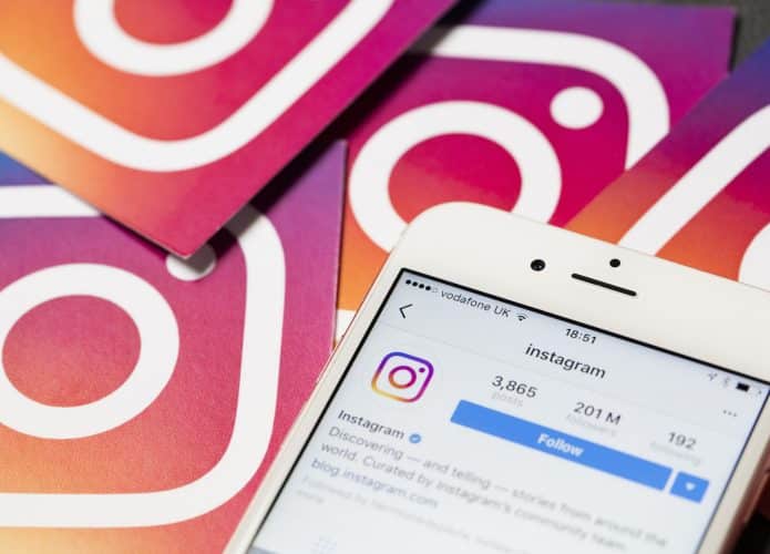 Instagram. Imagem: Shutterstock