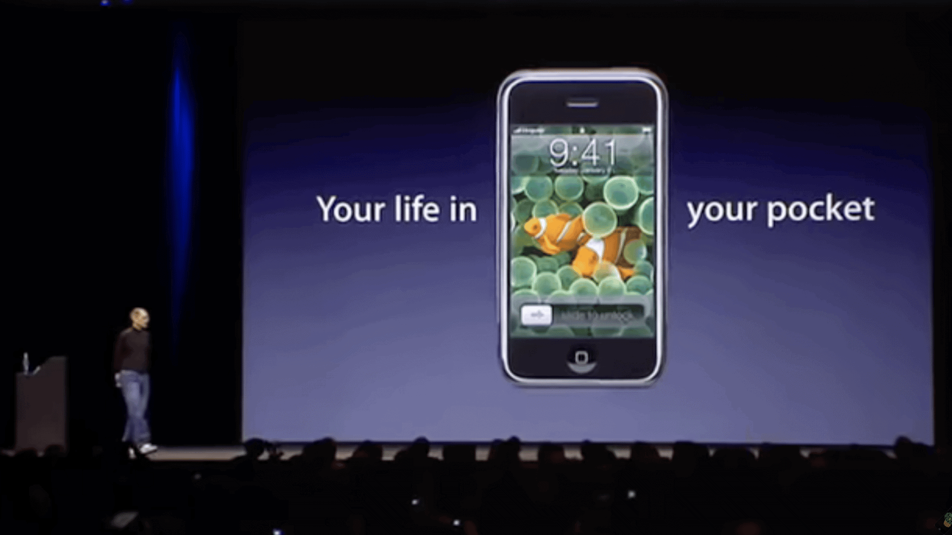Papel de parede do primeiro iPhone aparece no ioS 16 (Imagem: reprodução)