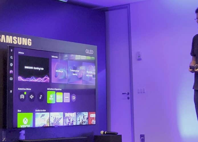 Samsung demonstra Gaming Hub, que permite jogar na TV sem um console