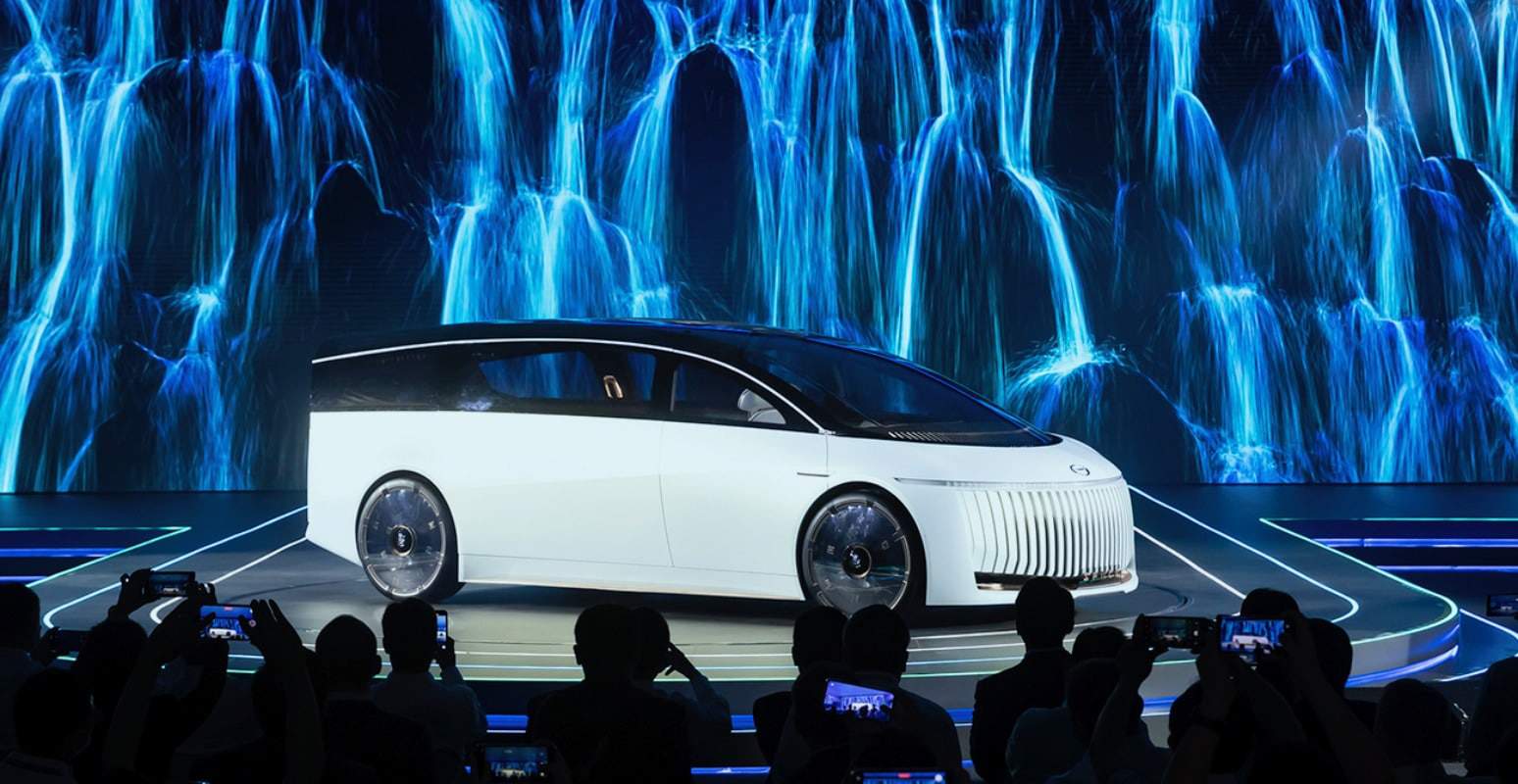 Conceito minivan elétrica da GAC com hidrogênio