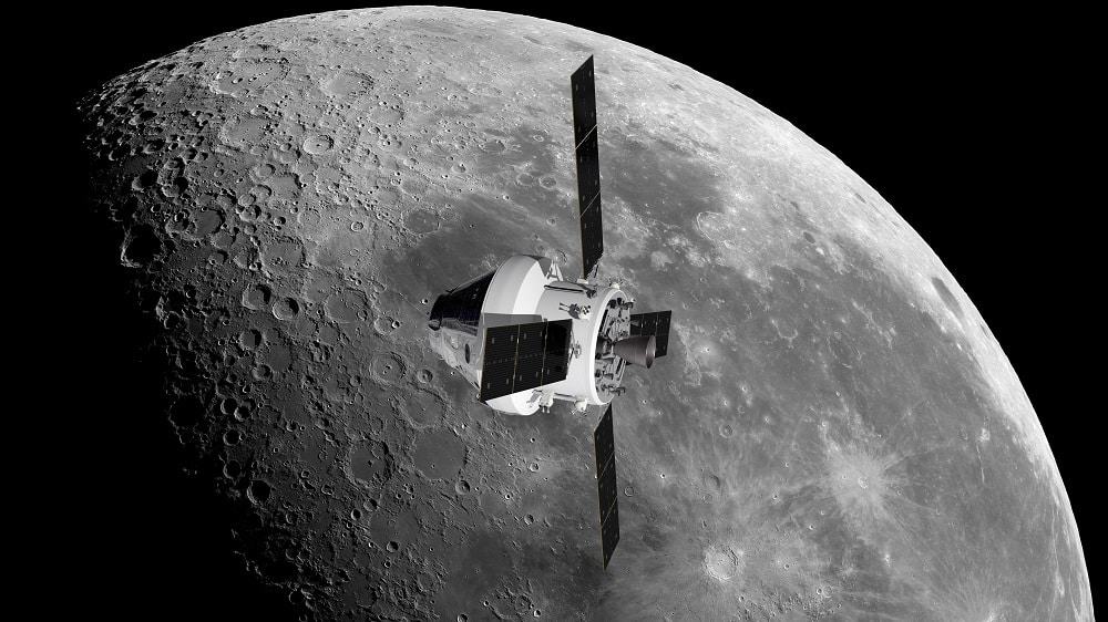 Orion_and_European_Service_Module_orbiting_the_Moon