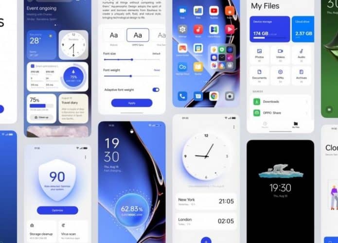 ColorOS 13 em sua apresentação