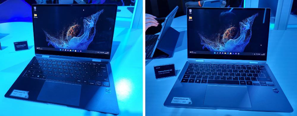 As duas cores do Galaxy Book 2 360