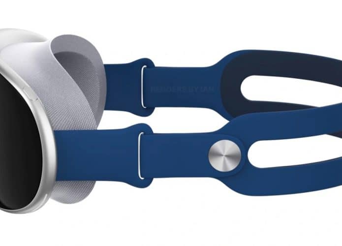 Possível design do futuro headset de realidade mista da Apple