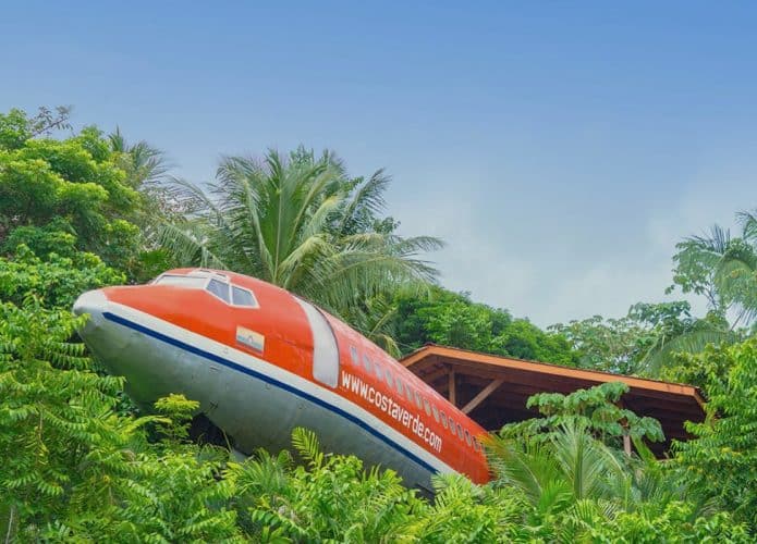 Fuselagem do Boeing 727 que se transformou em hotel
