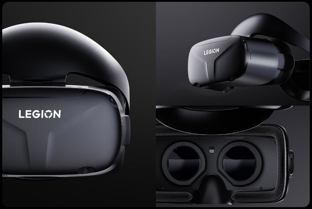 Detalhes do headset VR Legion VR700 da Lenovo