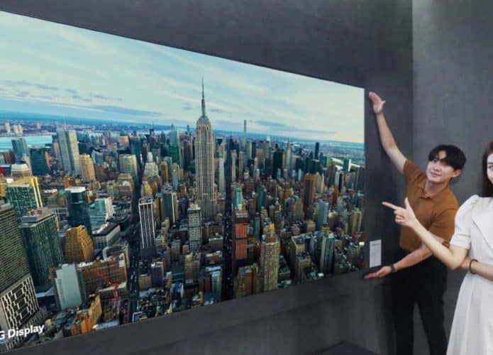 Painel OLED da LG Display emite sons por vibrações na tela