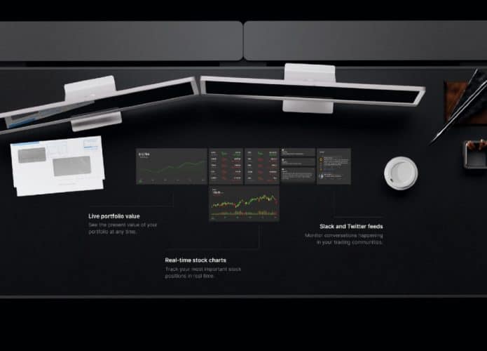 Lumina, uma mesa com tela OLED de 24 polegadas integrada