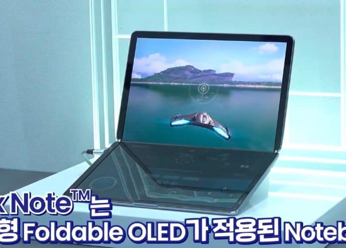 Samsung pode usar plástico PI ao invés de vidro UTG em dispositivos dobráveis como o notebook FlexNote