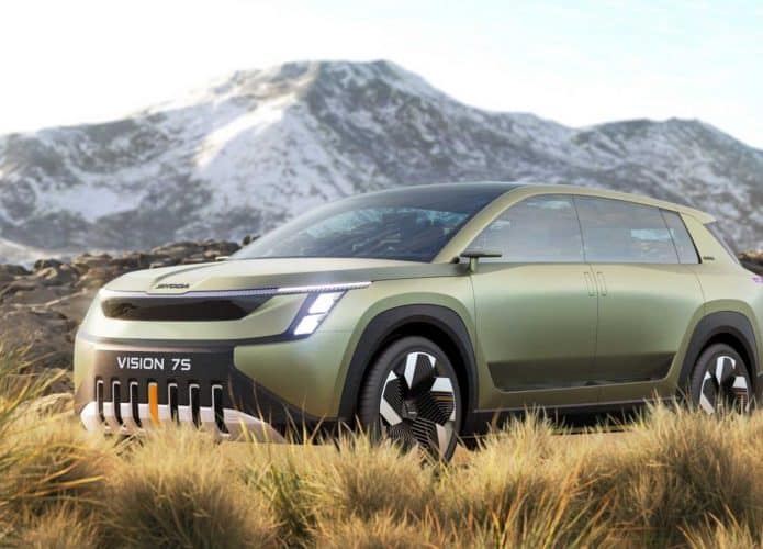 Skoda apresenta veículo elétrico com interior livre de produtos de origem animal