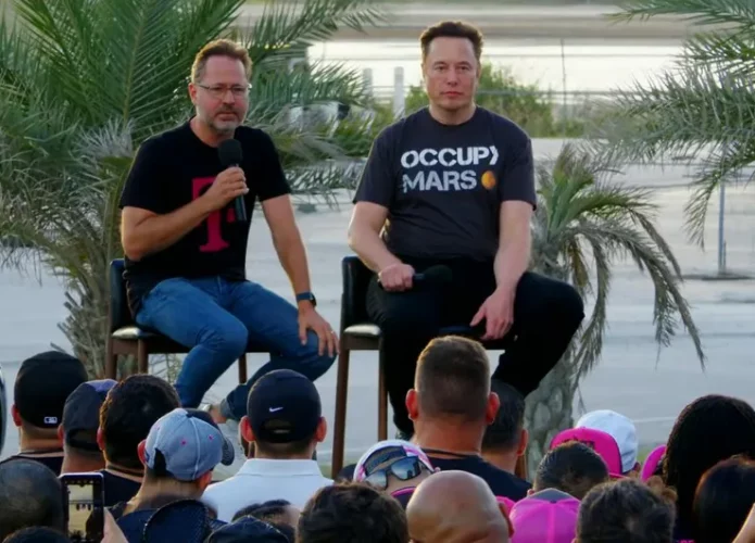 t-mobile e sapaceX