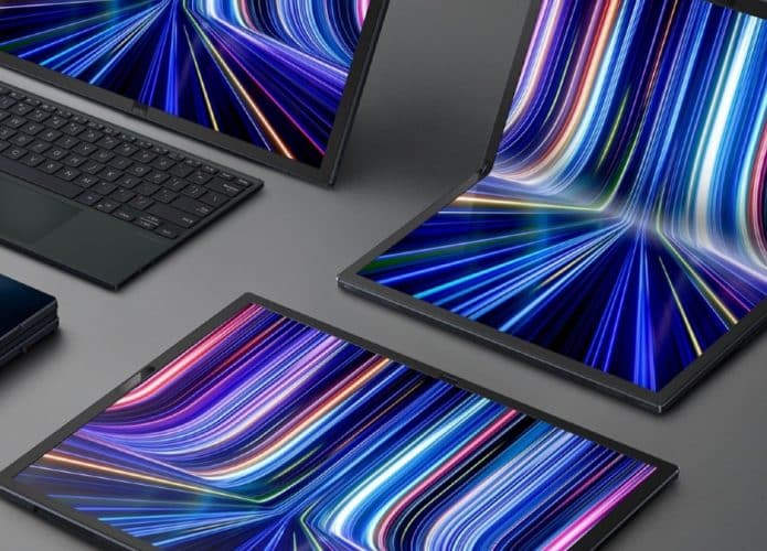 Zenbook 17 Fold OLED da Asus em seu lançamento