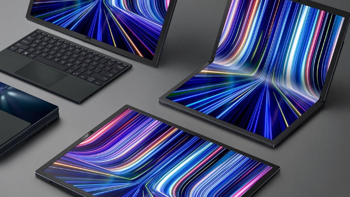 Zenbook 17 Fold OLED da Asus em seu lançamento