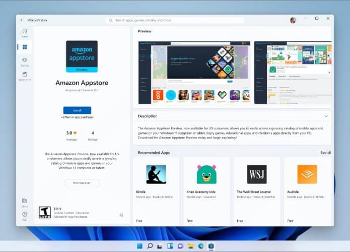 Microsoft Windows 11 Android