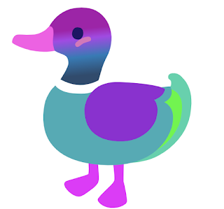 emoji pato do google