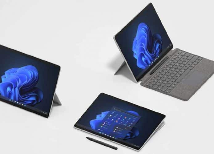 Representação do Microsoft Surface Pro 9