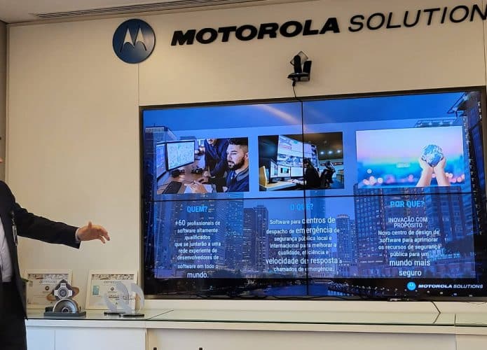 Motorola lança no Brasil centro de design de software com foco em segurança pública