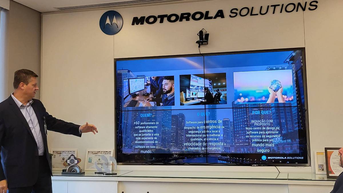 Motorola lança no Brasil centro de design de software com foco em segurança pública