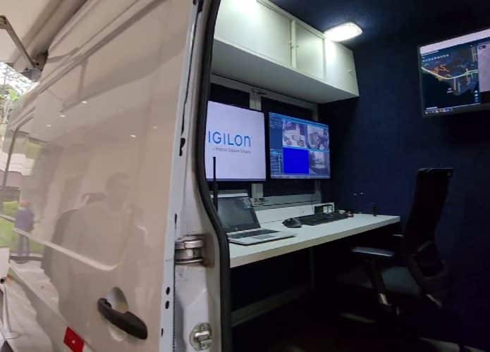 Motorola Cop, uma van conectada que permite fazer a segurança de um evento 