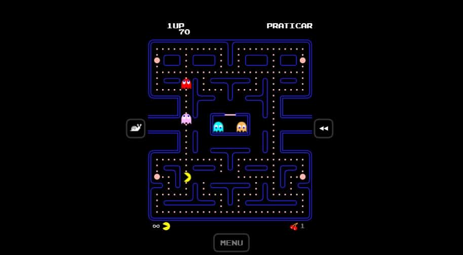 No Jogos 360, você encontra a versão arcade do Pac-Man 