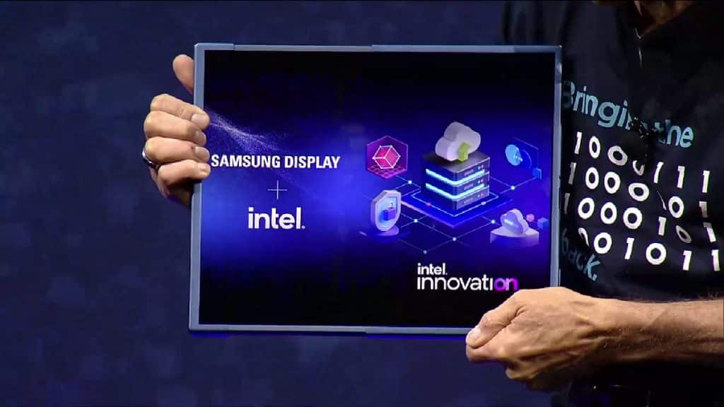 Tela deslizante da Samsung Display