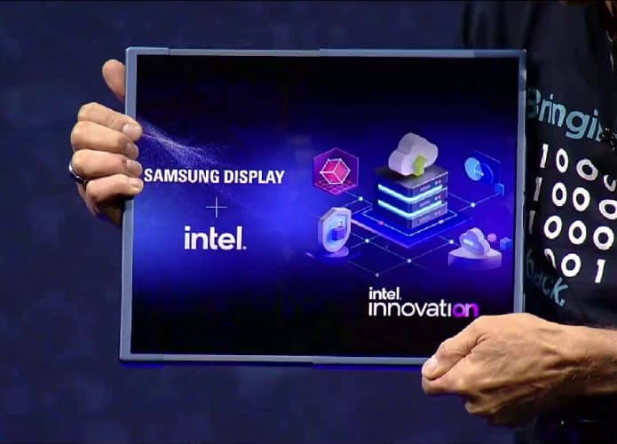 Tela deslizante da Samsung Display