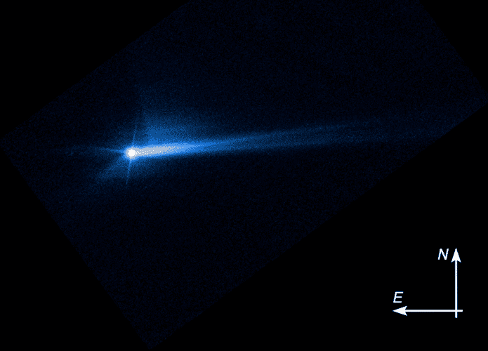 Missão DART colidiu com asteroide