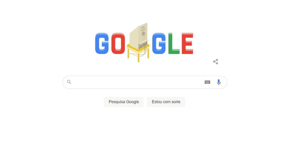 Doodle do Google traz informações sobre as Eleições 2022. Imagem: reprodução/Google