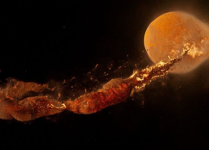 Lua impacto gigante